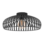 EGLO MOGANO 3 PLAFONNIER, ABAT-JOUR CAGE, Ø43 CM