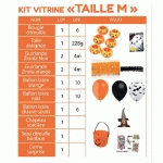 KIT VITRINE HALLOWEEN TAILLE M X  FIRPLAST