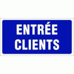 PANNEAU ENTRÉE CLIENTS
