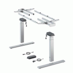 PIEDS DE BUREAU MOTORISÉS STEELFORCE PRO 670 SLS HIGHLINE - ARGENT HETTICH
