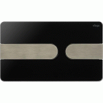 PLAQUE DE COMMANDE DE WC VISIGN FOR STYLE 23 POUR RÉSERVOIR PREVISTA 8613.1 - NOIR ET TOUCHES EN FINITION BROSSÉE VIEGA
