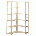 RAYONNAGE D'ANGLE BOIS LXPXH 100X400X1780
