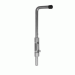 VERROUS DE PIED À SOUDER SANS PLATINE EN ACIER ZINGUÉ BLANC - LOT DE 6 - 16X500MM TORBEL