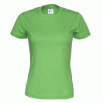 COTTOVER T-SHIRT COL ROND FEMME - CERTIFIÉ GOTS VERT - TAILLE XS