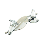 PLAFONNIER LUMINAIRE MÉTAL CHROME SPOT BLANC MOBILE SALON LIT CHAMBRE BUREAU