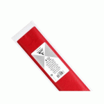 LOT DE 10 - PAPIER DE SOIE, SACHET DE 8 FEUILLES PLIÉES 18G/M2 AU FORMAT 50X75CM - ROUGE