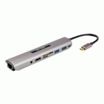 MCL SAMAR USB3C-552 - STATION D'ACCUEIL - USB-C 3.1 - HDMI - 10MB LAN