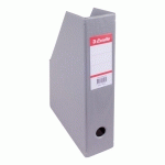 LOT DE 10 - RANGE-REVUES ESSELTE CLASSIC-BOX GRIS DOS 7 CM