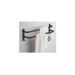 TOWEL HOLDER NO DRILLING SELF-ADHESIVE 304 STAINLESS STEEL TOWEL RACK WALL MOUNTED WALL BATH TOWEL HOLDERTOWEL RAIL FOR BATHROOM KITCHEN-DOUBLE BARRE