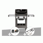 BARBECUE GAZ WEBER SPIRIT II E-210 GBS + THERMOMÈTRE IGRILL 3 + KIT USTENSILES 3 PIÈCES BETTER