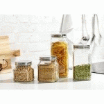 BOCAL VIO, CARRÉ, 1,4 LITRE - LOT DE 4