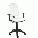 CHAISE AYNA SIMILICUIR BRAS RÉGLABLE - BLANC - PIQUERAS Y CRESPO