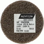 DISQUE ABRASIF SPEED-LOK NEX Ø50X6MM SL3MM GRAIN MOYEN 2AM U2301 - NORTON