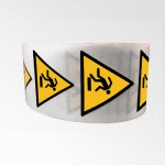 ROULEAU PICTOS - DANGER TRÉBUCHEMENT - W007 - ISO 7010 - 250 EX  - 100 MM