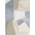 BOBOCHIC - TAPIS TAPIS POILS RAS DENISE MOTIF ABSTRAIT 200X290 BLEU - BLEU