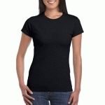 TEE-SHIRT FEMME COL ROND NOIR T.M