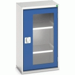 BOTT 1 ARMOIRE VERSO PORTES TRANSPARENTES AVEC 2 TABLETTES 525X350X900 - BOTT