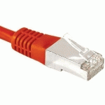 CORDON RJ45 CATÉGORIE 6A F/UTP ROUGE - 75 M - DEXLAN