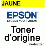 EPSON - 0474 - TONER JAUNE - PRODUIT D'ORIGINE - 14000 PAGES - C13S050474