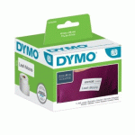 ÉTIQUETTES DYMO® LW POUR ADRESSES ET BADGES NOMINATIFS P/LW 41X89 N/B R300 DYMO