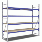 KIT RAYONNAGE DÉPART 2500X2700X800 MM 4 NIVEAUX 2000 KG - BITO