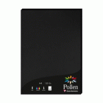 LOT DE 2 - ETUI DE 50 FEUILLES POLLEN 210X297MM 120G/M2 - NOIR