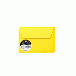 LOT DE 3 - PAQUET DE 20 ENVELOPPES POLLEN 114X162MM 120G/M2 - JAUNE SOLEIL