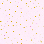 PAPIER PEINT À MOTIF CHAMBRE ENFANT | PAPIER PEINT ROSE POIS ROSE & JAUNE | TAPISSERIE ROSE CHAMBRE FILLE À POIS INTISSÉE - 10,05 X 0,53 M