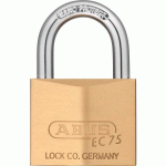 CADENAS À CLÉ - LAITON MASSIF - 40 MM - 75/40 - 2 CLÉS ABUS