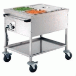 CHARIOT DE SERVICE ALIMENTAIRE BARTSCHER GN 2 X 1/1