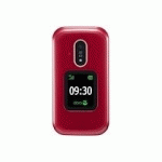 DORO 7080 - ROUGE - 4G TÉLÉPHONE DE SERVICE - 4 GO - GSM