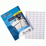 ETIQUETTE ADRESSE MULTI-USAGES 105 X 37 MM AGIPA 119012 BLANCHE - BOÎTE DE 1600