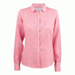 J.HARVEST & FROST IB33 LINEN CHEMISE FEMMES ROUGE - TAILLE L