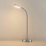 LINDBY HIZUMA LAMPE DE BUREAU LED EN NICKEL