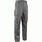PANTALON PADDOCK II COTON POLYESTER GRIS/ORANGE TL - COVERGUARD - 5PAP15000L