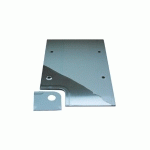 PLAQUE EN ACIER FINITION INOX POLI POUR PIVOT DE SOL TSDA DROITE - SEVAX - WA759310