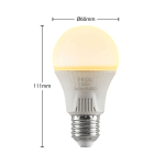 PRIOS AMPOULE LED E27 A60 11W BLANC 2.700K