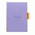 RHODIARAMA PORTE-BLOC AVEC PORTE-CRAYON + BLOC N°11 PETITS CARREAUX 5X5 - IRIS - LOT DE 3