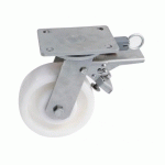 ROULETTE PIVOTANTE À BLOCAGE DIRECT 150 MM- CHARGE 800 KG - ROULEMENTS À BILLES AVL
