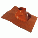 SOLIN UBIFLEX - POUR TOITURE 25-45° - AVEC BAVETTE - 500X500 MM NOIR UBBINK