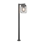 TRIO LIGHTING BORNE LUMINEUSE TUELA, HAUTEUR 100 CM, ANTHRACITE/CLAIR