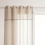 VOILAGE FRED 140X240CM LIN ATMOSPHERA CRÉATEUR D'INTÉRIEUR - BEIGE LIN