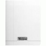 CAHIER PIQUÉ 8000 POLYPRO 17X22 CM 96 PAGES GRANDS CARREAUX 90 G - INCOLORE - LOT DE 10