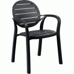 FAUTEUIL PALMA ANTHRACITE - STAMP