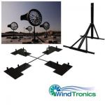 FIXATION QUADPOD POUR TOITURE PLATE  POUR ÉOLIENNE WINDTRONICS BTPS6500