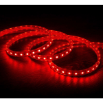 LEDKIA - RUBAN LED 220V SMD2835 60LED/M ROUGE IP65 LARGEUR 12MM COUPE TOUS LES 100CM