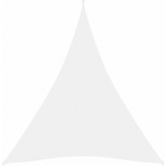 VIDAXL - VOILE DE PARASOL TISSU OXFORD TRIANGULAIRE 4X5X5 M BLANC