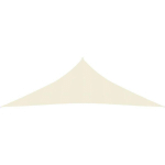 VIDAXL - VOILE D'OMBRAGE 160 G/M CR�ME 3,5X3,5X4,9 M PEHD