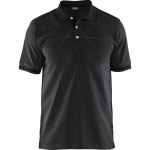 POLO BICOLORE NOIR/GRIS FONCÉ TAILLE XXL - BLAKLADER