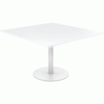 TAB. CONF. ELGA PIED PLATINE 120X113 CM PLT MÉLA BLANC/BLANC - MBA